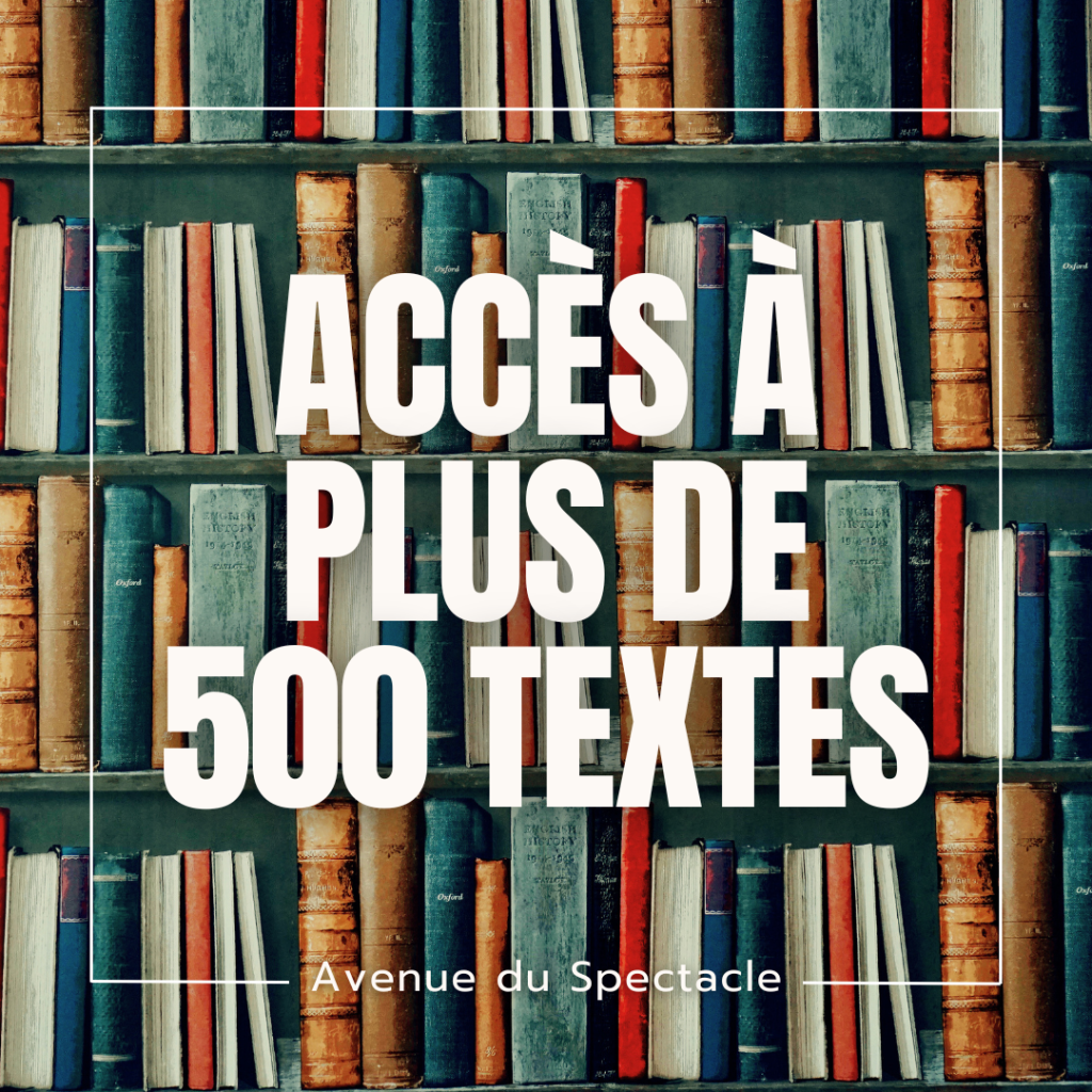 Bibliothèque numérique de pièces et textes de théâtre gratuits